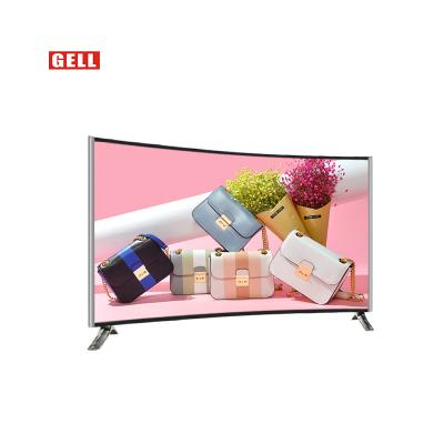 China Home TV Manufacturer Hot Sale Chinese Curved Screen Led Smart TV 4k 55 Inch Television for sale