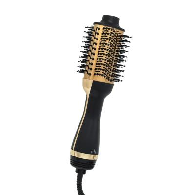 China A Negative Ion Straightening Curling Styler Hot Air Stage Blowout Electric Brush Comb Ion Luxury Fast Drying Hair Brush Dryer for sale