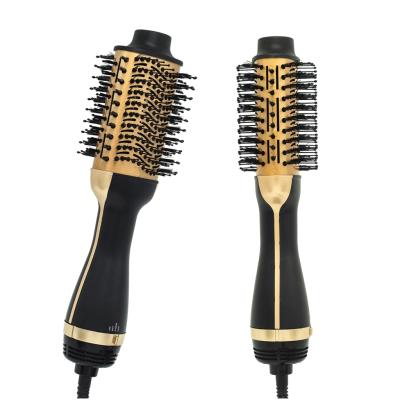 China Salon Comb 1200W One Stage Professional Hot Air Negative Electric Blowout & Hair Styler Ionic Hair Straightener Brush for sale