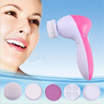 China Electric Rotating DEEP CLEANSING Exfoliator Handheld Vibrating Massager Face Cleansing Facial Cleansing Brush for sale