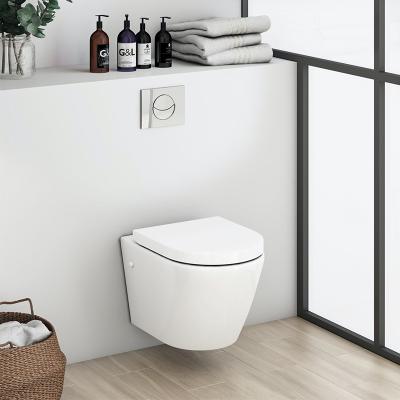 China New Design Wc Hidden Tank Wall Hung Toilet Bowl Bathroom Hidden Cameras For Toilet Toilet Bowl for sale