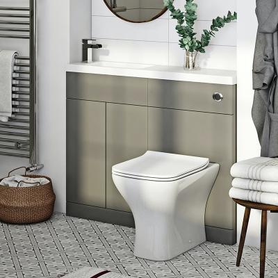 China BTW Bathroom Bowl Design Small Toilet Hidden Square White Square Rimflush Bidet Cistern Reasonable Prices Toilet for sale