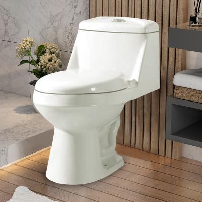 China New One Piece Toiletries WC Wc Toilet Porcelain Easy Cleaning Ceramic Sanitary One Piece One Piece White One Piece Siphonic Toilets for sale