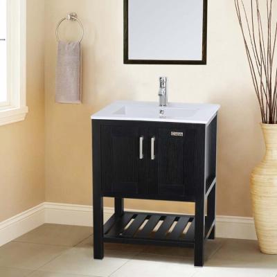 China Modern European Modern Sanitary Common Ceramic Sink Vanity Bathroom Cabinet Ware Rectangular Wash Basin for sale