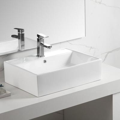 China New Design Basin Faucet Cheap Modern Ceramic Beauty American Basin Bathroom Bath Room Basin for sale