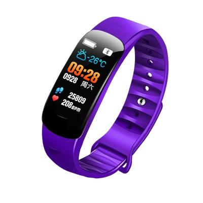 China Touch Screen PC Purple Pedometer TPU Watch Smart Sports Dropshipping [FreeShipping to Most Countries] Watch for Blood Pressure Heart Rate for sale