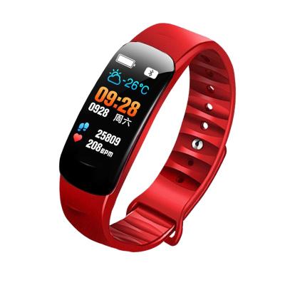 China Touch Screen PC Red Pedometer TPU Smart Watch Dropshipping [FreeShipping to Most Countries] Watch for Blood Pressure Heart Rate for sale