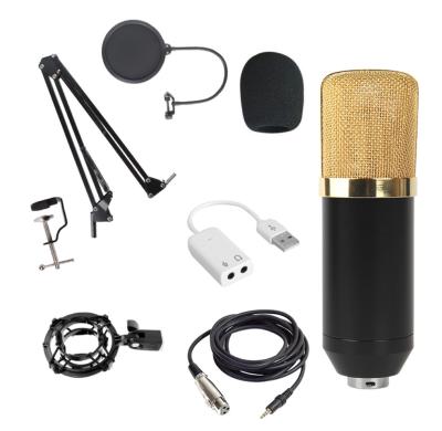 China Dropshipping BM800 Headphone Microphone Set Support PUNCH Computer Recording Capacitive Sound Card Broadcast Device [freeshipping to USA] for sale