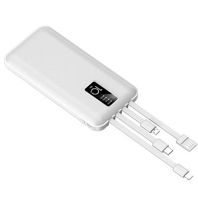 China Mini White Dropshipping Support Fast Charging [Freeshipping to USA] Comes with a Portable 20000mAh Four-wire Power Bank Power Bank for sale