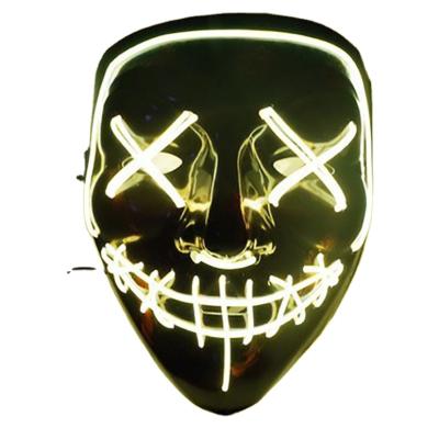 China 1.Attraction Fluorescent Eyes Dropshipping Halloween Ghost Face Mask Party Mask Nightclub Atmosphere props 3.Increase life shine 2.Super [Freeshipping to most countries] for sale