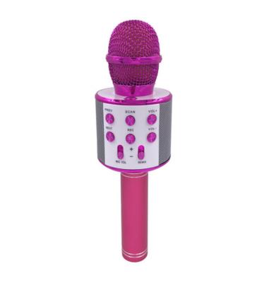 China Black High Quality Wireless Microphone BT Singing Microphone Dropshipping WS858 Headset Microphone [freeshipping to USA] live audio microphone for sale