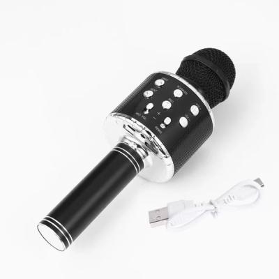 China Black High Quality Wireless Microphone BT Singing Microphone Dropshipping WS858 Headset Microphone [freeshipping to USA] live audio microphone for sale