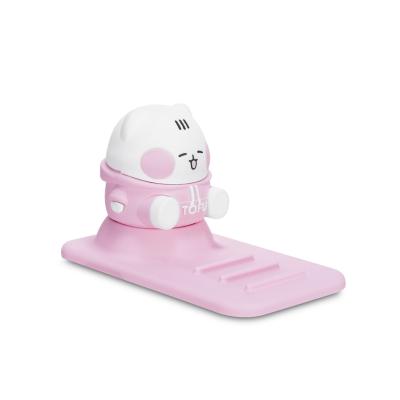 China [Freeshipping to most countries] creative cute pink mobile phone stand toy ornament doll office waterproof dropshipping new for sale