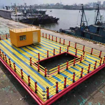 Cina HDPE Bracket Floating hdpe fish farming cage floating in vendita