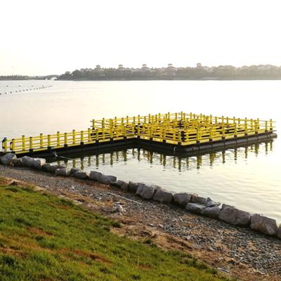 China Floating platform Pontoon boat modular Floating Aquaculture Fish Cages for sale