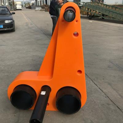 China Qihang HDPE aquaculture pipe fitting bracket for fish breeding cage for sale