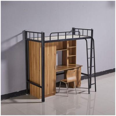 China Modern New Arrival And Table Metal School Bunk Bed Adult Double Bed For Dormitory for sale