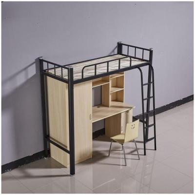 China Modern Promotional Goods Using Table Student Dormitory Furniture Boarding School Bunk Bed Double for sale