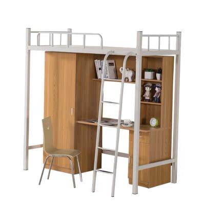 China Modern School With Dormitory Office Adult Metal Loft Furniture Cheap Bunk Bed for sale