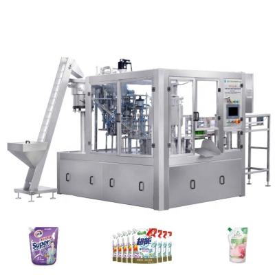 China Food Factory Price Automatic Liquid Soap Detergent Seal Filling Capping Machine for sale