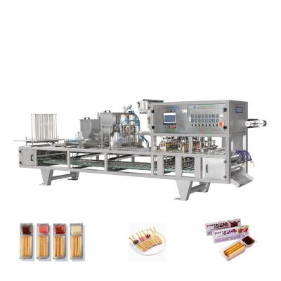 China Food factory price automatic cup filling sealing machine for instant chocolate cup snack oatmeal for sale