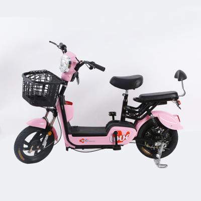 China Manufacturer Wholesale Brushless Steel Adult Tire Electric Bicycles Bike 2 Seat Bike For Sale for sale