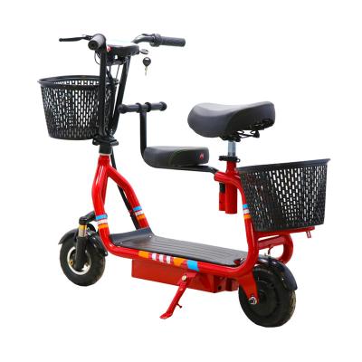 China Mini 2 Wheels Retro Style 2 Seat Foldable Tire Ebike Fat Bike Electric Bicycle Motor for sale