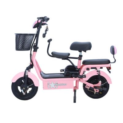 China New carbon steel Mingdao electric bicycle male and female adult standard pedal electric bicycle for sale