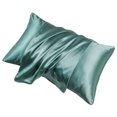 China Wholesale-Palace Court Style Style Silk Pillowcase Pure Light Luxury Silk Towel Pillow Case One Pack for sale