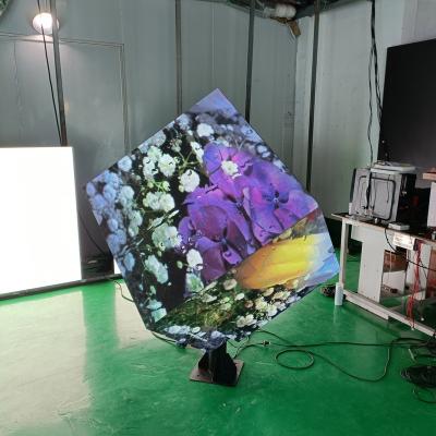 China Indoor wholesale hexahedron magic cube factory full color high definition advertising waterproof indoor led display screen for sale