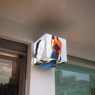 China Promotional Event Indoor Advertising P2.5 Full Color Programmable High Definition Led Cube Display For Advertising for sale