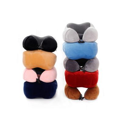 China Anti-Static Custom Design U Shaped Sleep Plane Air Car Memory Foam Good Travel Neck Pillow Rest for sale