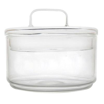 China Viable Multilayer Glass Bowl Lid Jar Food Preservation Glass Bowl for sale