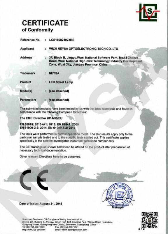 CE - Shanghai Niu Sa International Trading Co., Ltd.