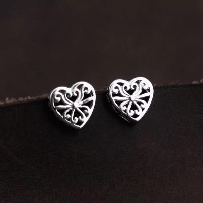 China 2019 Hottest CLASSIC Heart Stud Earrings 925 Sterling Silver Stud Earrings For Women Jewelry for sale