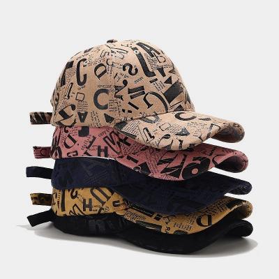 China New COMMON 2022 Graffiti Letter Baseball Cap Summer Casual Floppy Hat Men's Women's Outdoor Sunscreen Hat for sale