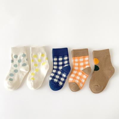 China 2021 Style High Quality New Fashion Cotton Sports Breathing Socks Pack Colorful Cute Baby Socks for sale