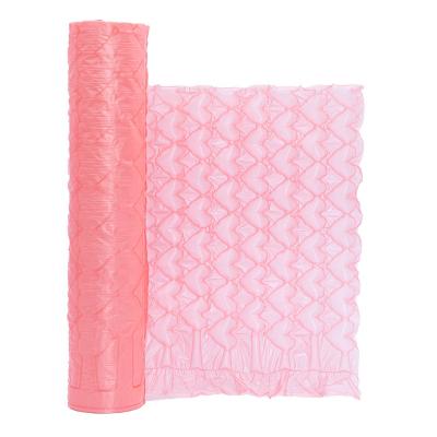 China Eco-Friendly Perforated Pink Heart Shaped HDPE Custom Bubble Cushion Wrap Roll Packaging Air Packaging Protective And Damping Material for sale