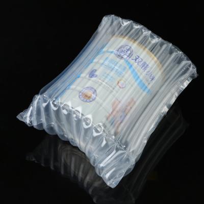 China Portable Inflatable Milk Powder Wine Bottle Packaging Bags Protective Carrying Cushioning Envelope Air Column Bag for sale