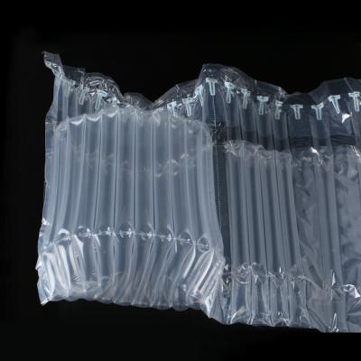 China Free Sample Plastic Inflatable Column Plastic Shockproof Fragile Bag Airbag Carrying Pad Bottle Packing Pad for sale