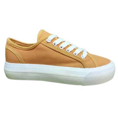 China OEM Brand Design Women's Fashion Trend Low MOQ Comfortable Chunky Shoes Vulcanise Canvas Sho High Platform Girls Sports Shoes for sale