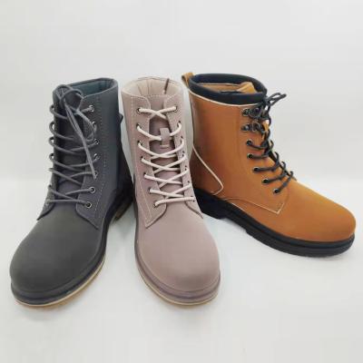 China Fashion Trend PU PVC Outsole Top Cheap Price Increasing Waterproof Boots Ladies Fashion Classic Style Martin Boots For Women for sale