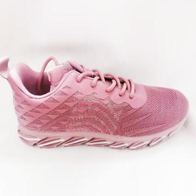 China Fashion Trend Fitness Walking Shoes PVC Injection Women Lace Up Sneakers Shape High Quality Breathable Sports Shoes For Ladies for sale