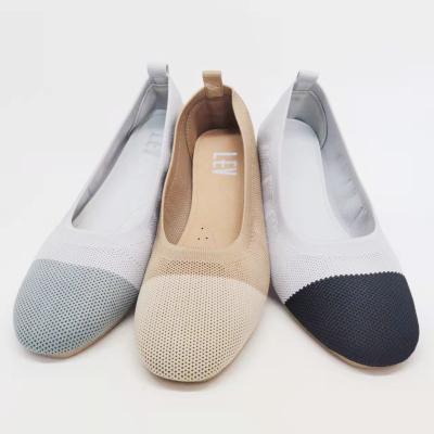 China Fashion trend PVC injection fashion shoes summer slip on style fitness yoga dance shoes high quality custom made flight knit flat sports shoes for for sale