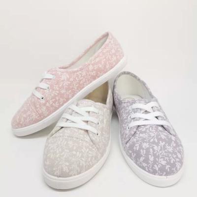 China Custom Made Summer Hot Sale Fashion PVC Injection Fashion Trend Sneakers Floral Flat Shoes For Women for sale