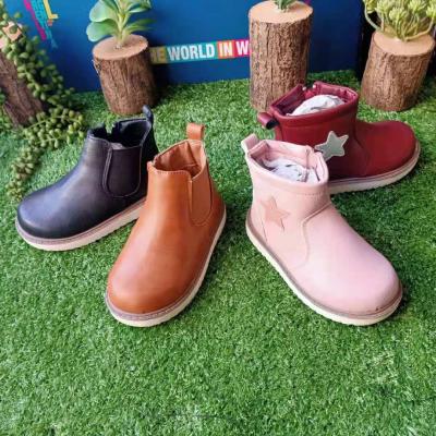 China High Quality Outdoor Ankle Boots Fashion Trend PVC Injection Children Zipper Kids Winter Boots For Kids for sale