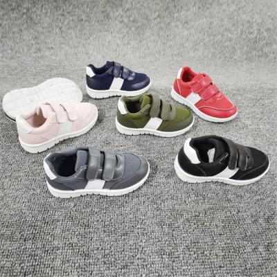 China Various Light Color Custom Made PVC Injection Spring Sport Shoes Fashion Kids Shoes Unisex Kid Sneakers for sale