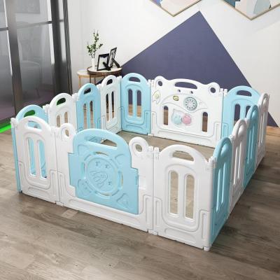 China Gray Baby Playpen Safety Fence Playpen Baby Hutch For Baby Pool for sale