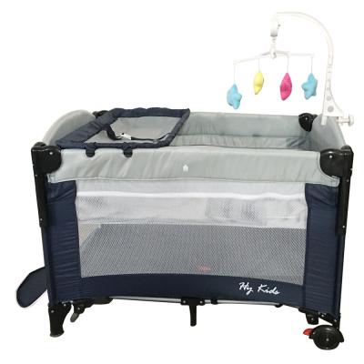 China Modern Portable Comfortable Baby Cribs Folding Baby Travel Bed for sale