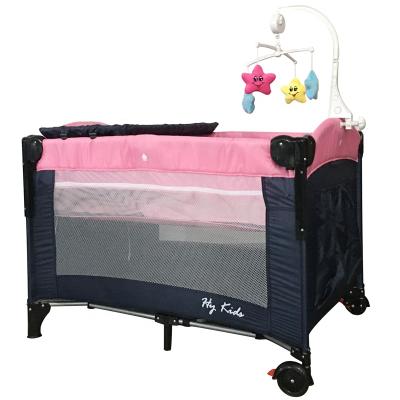 China Modern 3 Sizes Fitted Newborn Baby Crib Foldable Cribs To Baby for sale